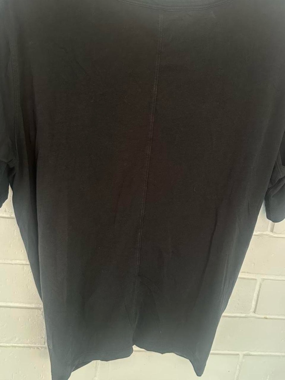 Lululemon Black Twist-Front Short Sleeve Top - Picture 2 of 4